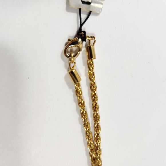 Two Necklaces Gold Toned  Red And A White Sailors Boat Steering New - Picture 7 of 11